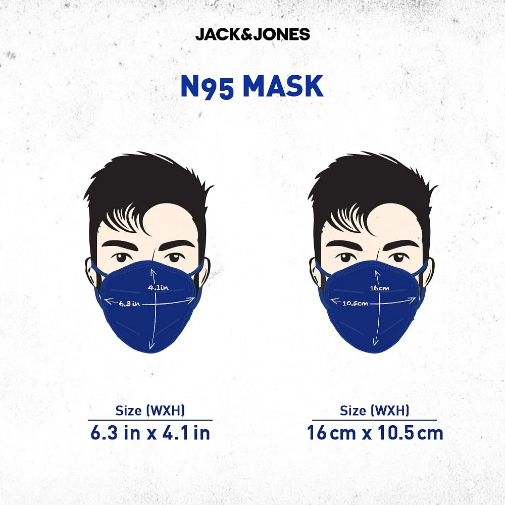 Pack of 3 All Over Print N95 Mask with PM 2.5 Filter - Image 6