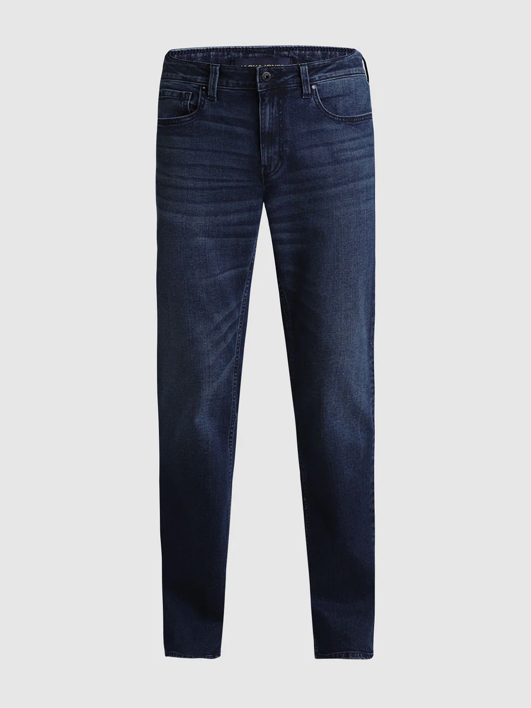 Dark Blue Mid Rise Clark Regular Fit Jeans - Image 6