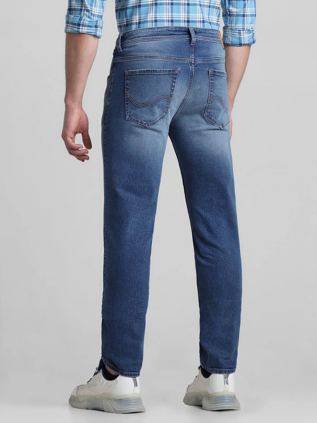 Blue Low Rise Ben Skinny Fit Jeans - Image 3