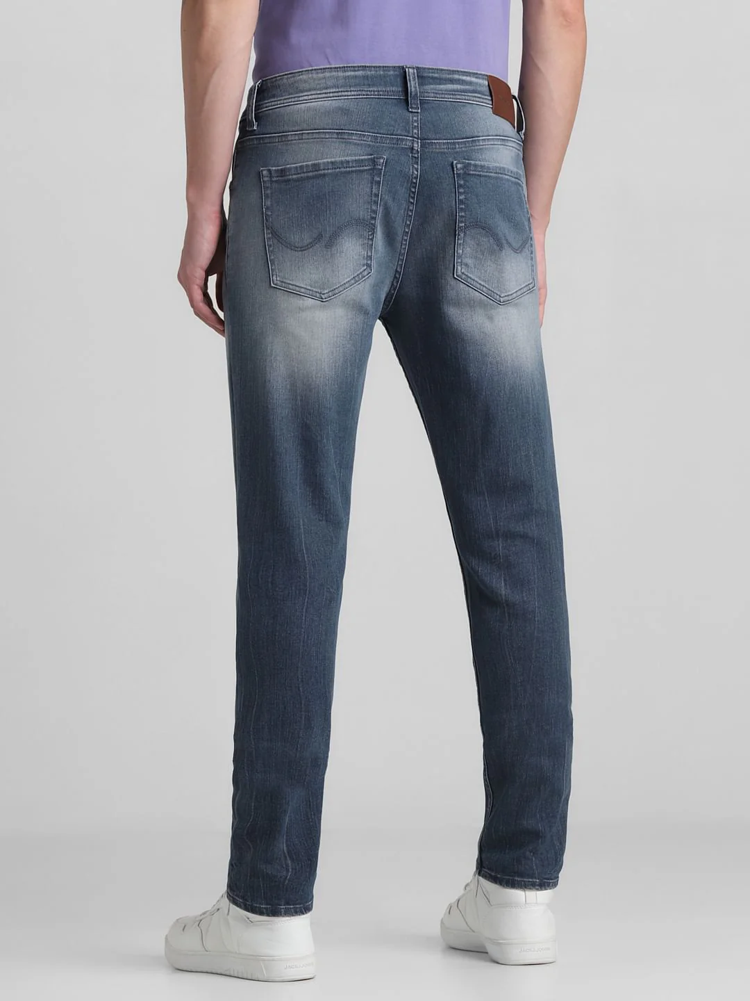 Grey Low Rise Liam Skinny Fit Jeans - Image 3