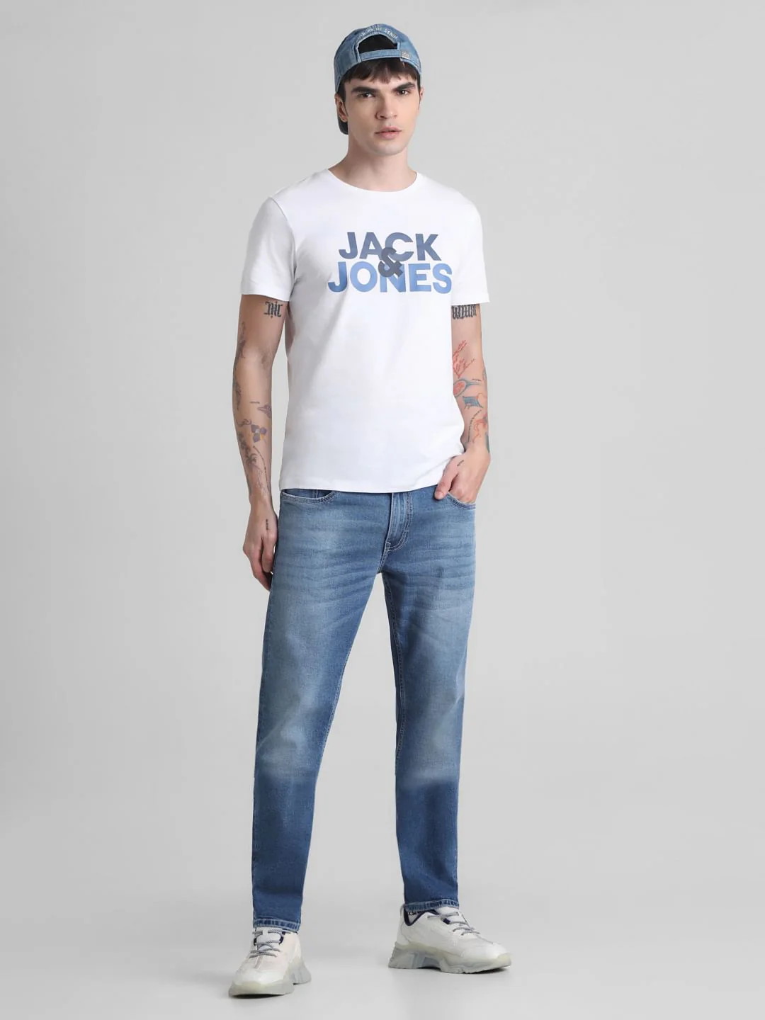 Light Blue Low Rise Ben Skinny Jeans - Image 5