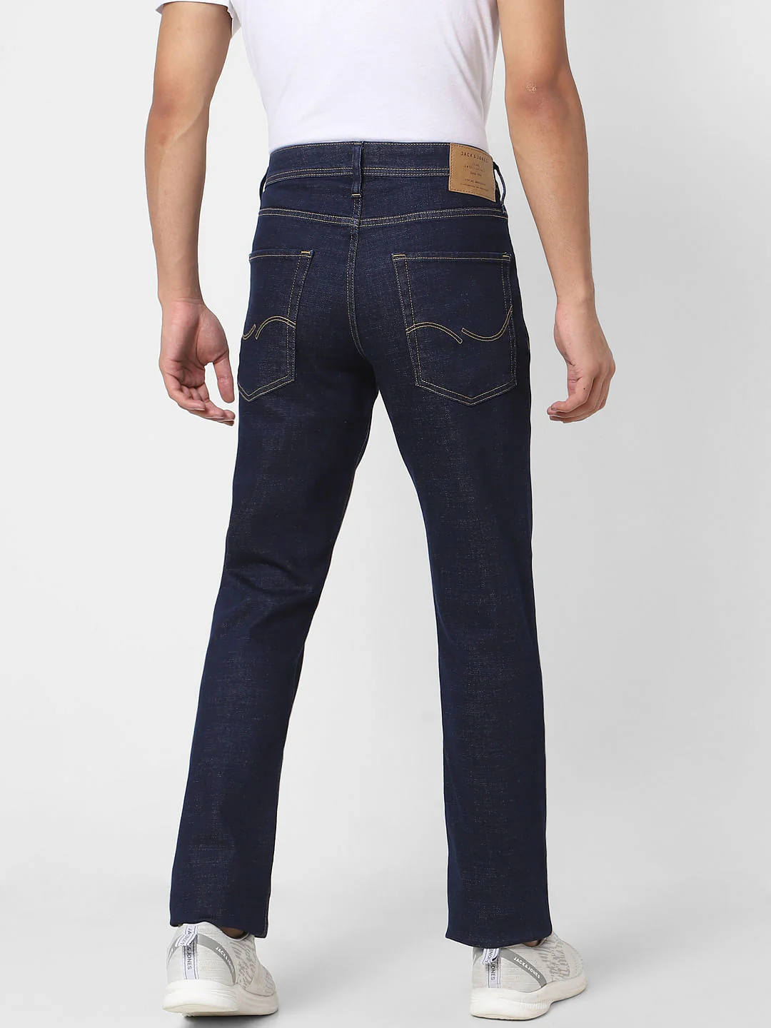 Dark Blue Low Rise Ben Skinny Jeans - Image 4