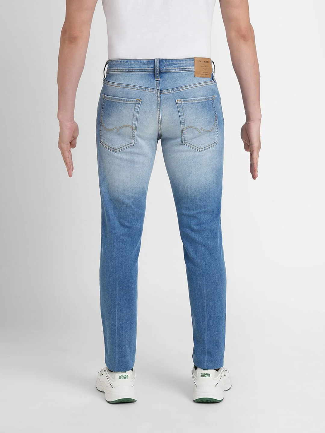 Light Blue Low Rise Glenn Slim Jeans - Image 4