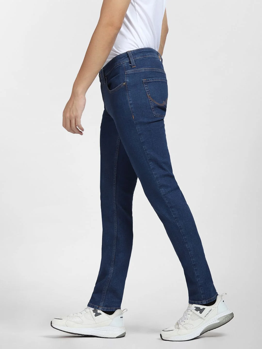 Blue Low Rise Ben Skinny Jeans - Image 3