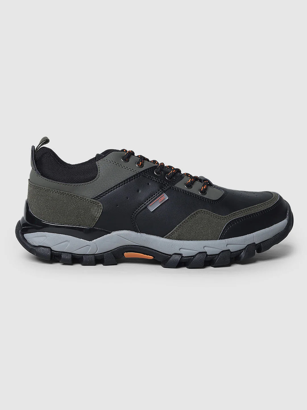 Black Lace Up Sneakers - Image 3