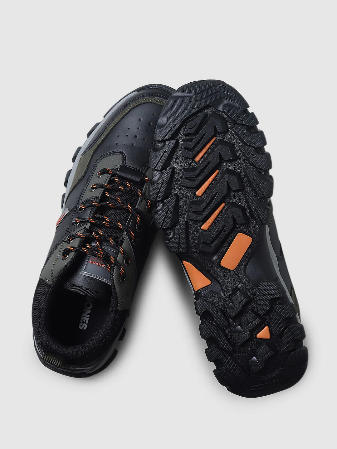 Black Lace Up Sneakers - Image 6