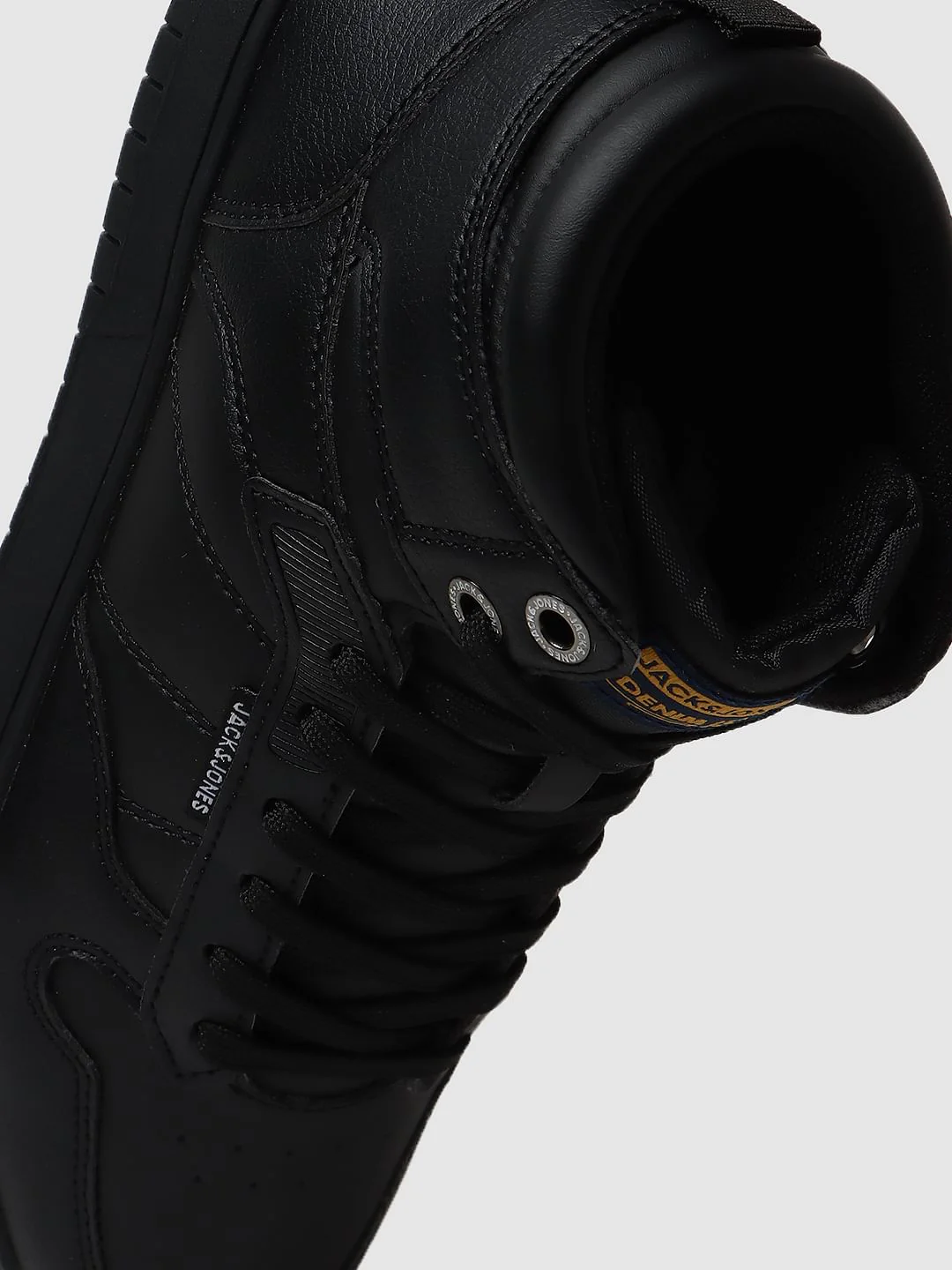 Black Hi-Top Sneakers - Image 11