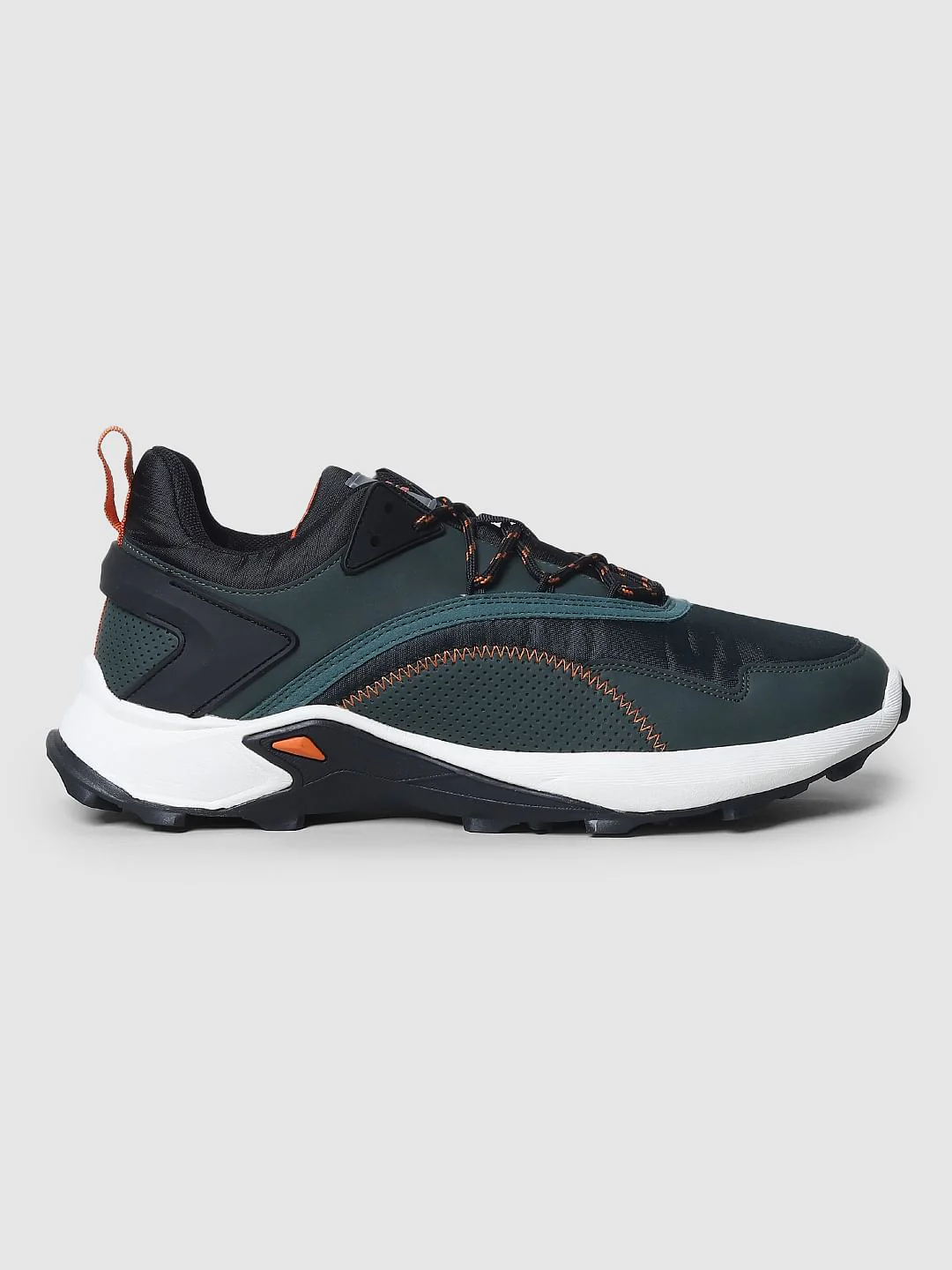 Dark Green Colourblocked Sneakers - Image 3