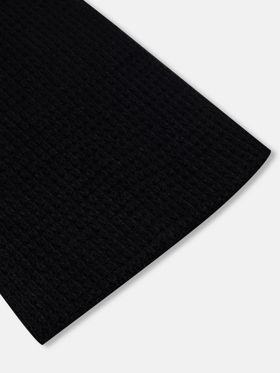 Black Knit Tube Scarf - Image 2