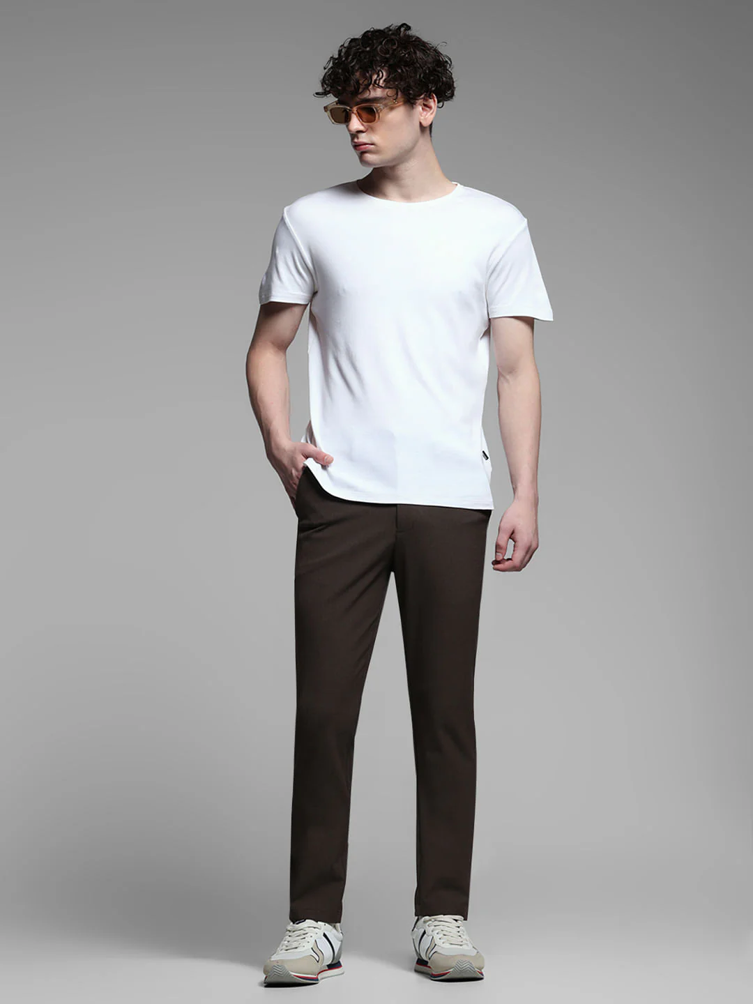 Brown Low Rise Tailored Trousers - Image 6