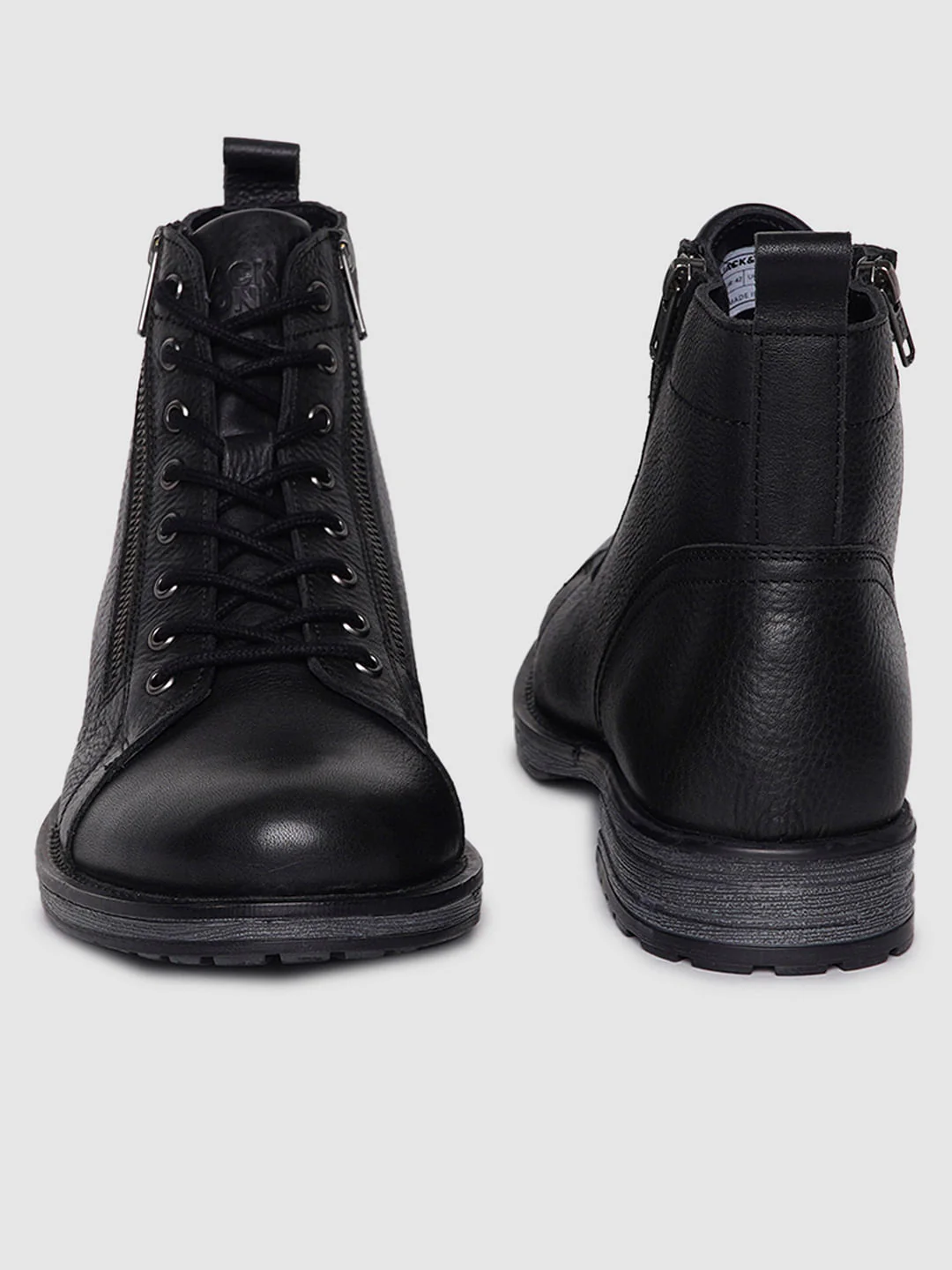 Black Leather Boots - Image 4