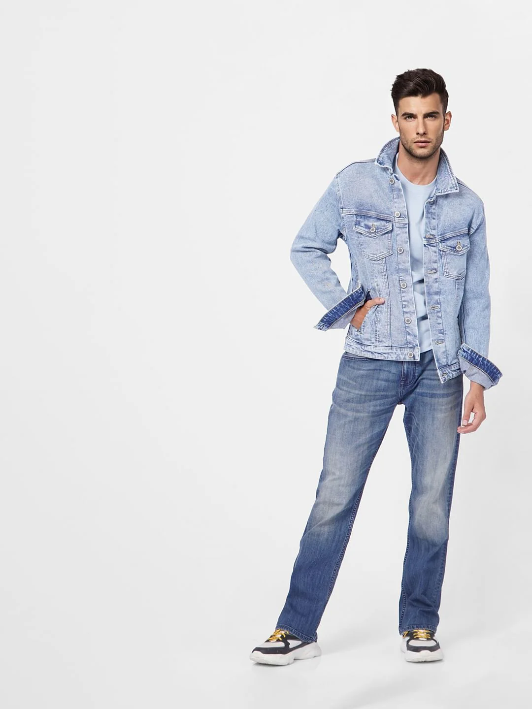 Blue High Rise Ray Bootcut Jeans