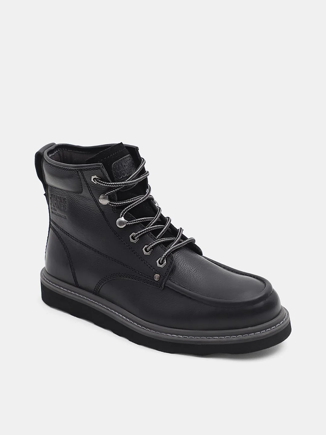 Black Premium Leather Boots - Image 3