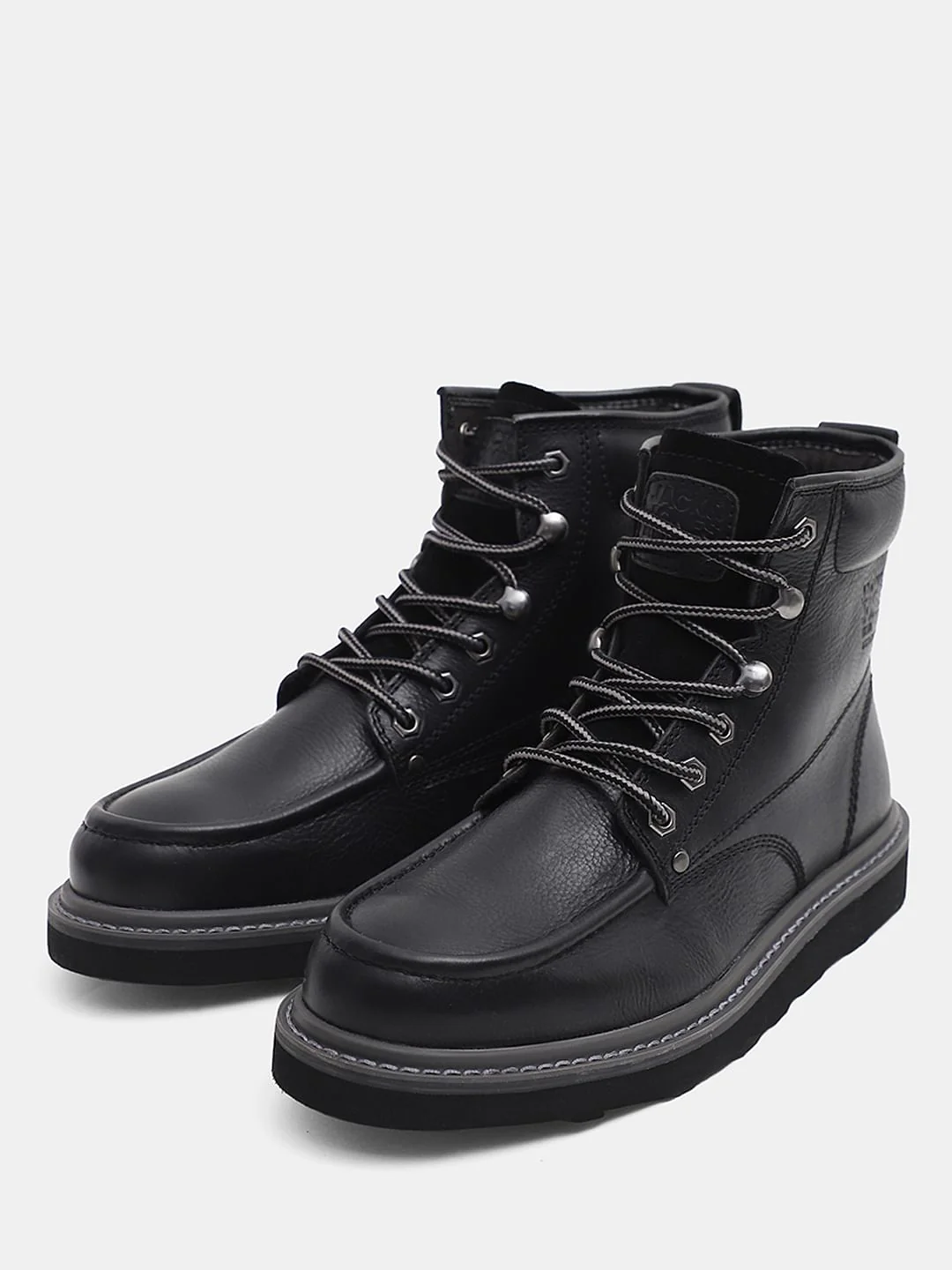 Black Premium Leather Boots - Image 5