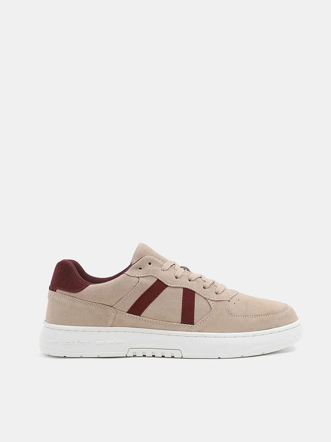 Beige Suede Classic Sneakers