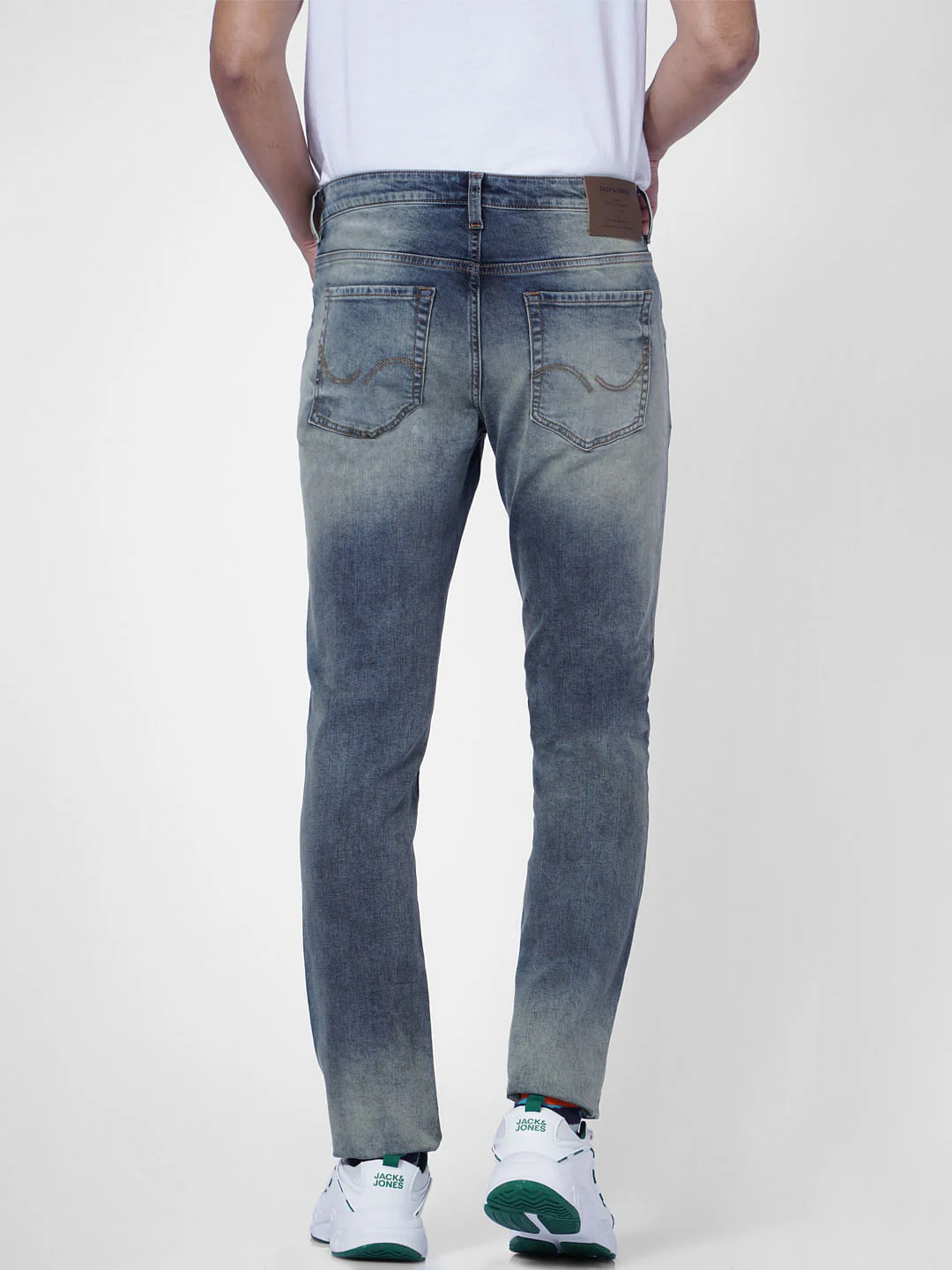 Dark Blue Low Rise Ben Skinny Jeans - Image 4