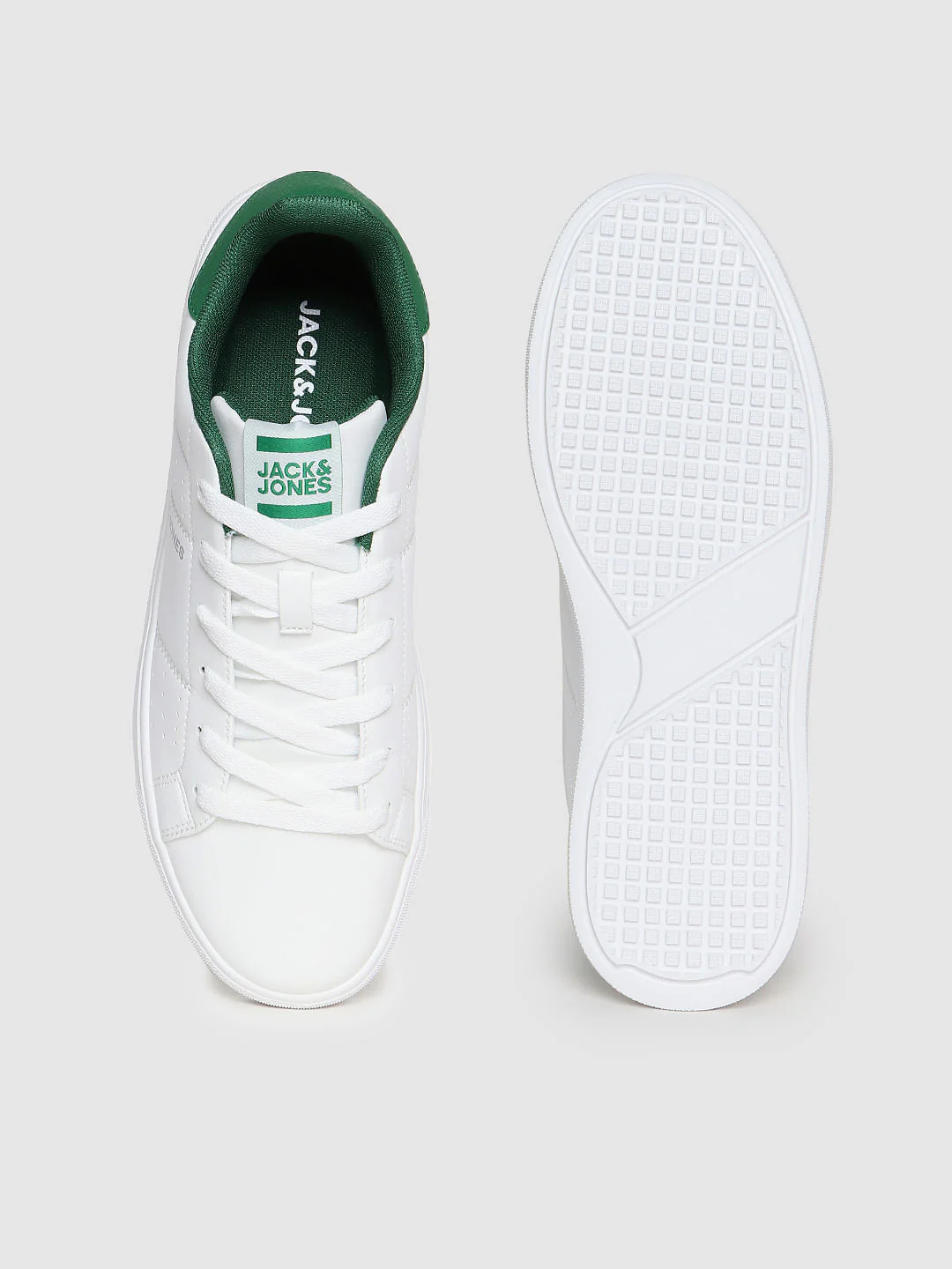 White PU Sneakers - Image 4