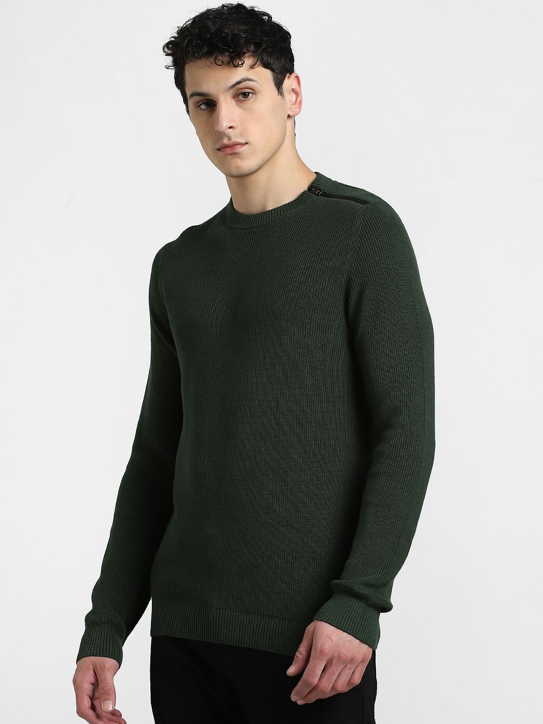 Green Knitted Sweater - Image 3