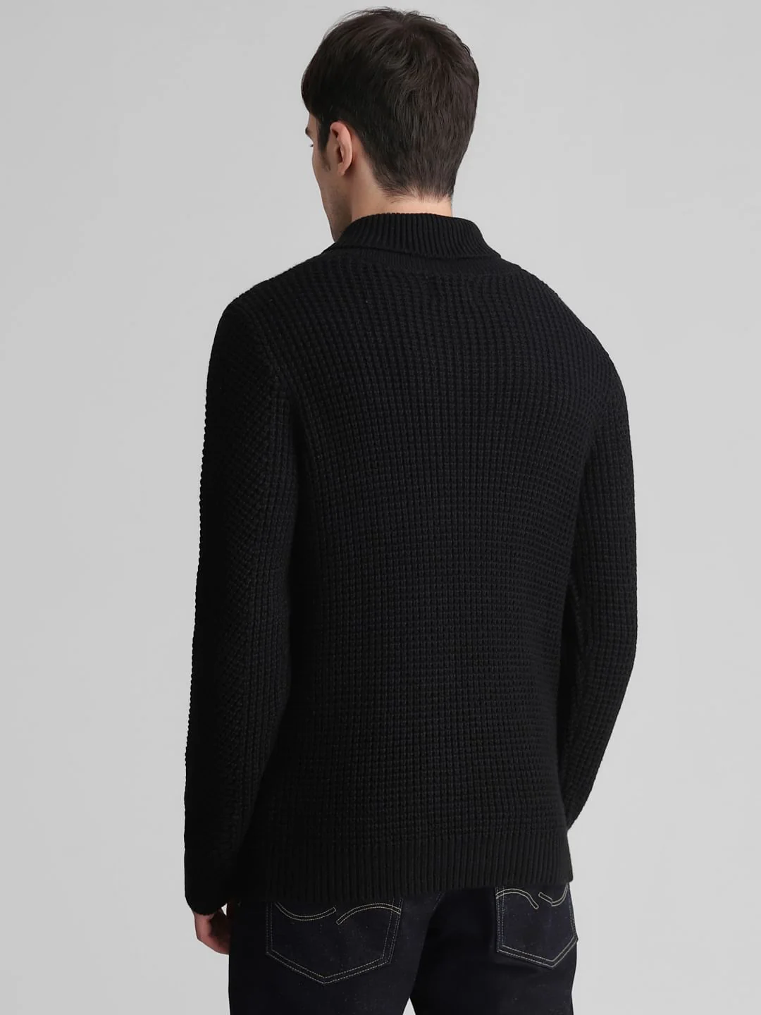 Black Knitted Sweater - Image 4
