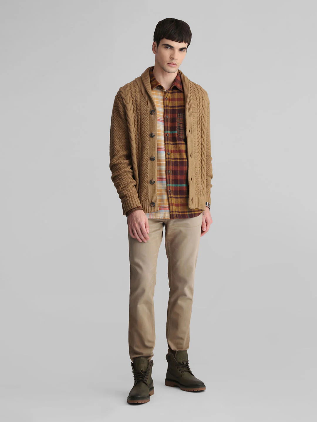 Brown Knitted Cardigan - Image 6