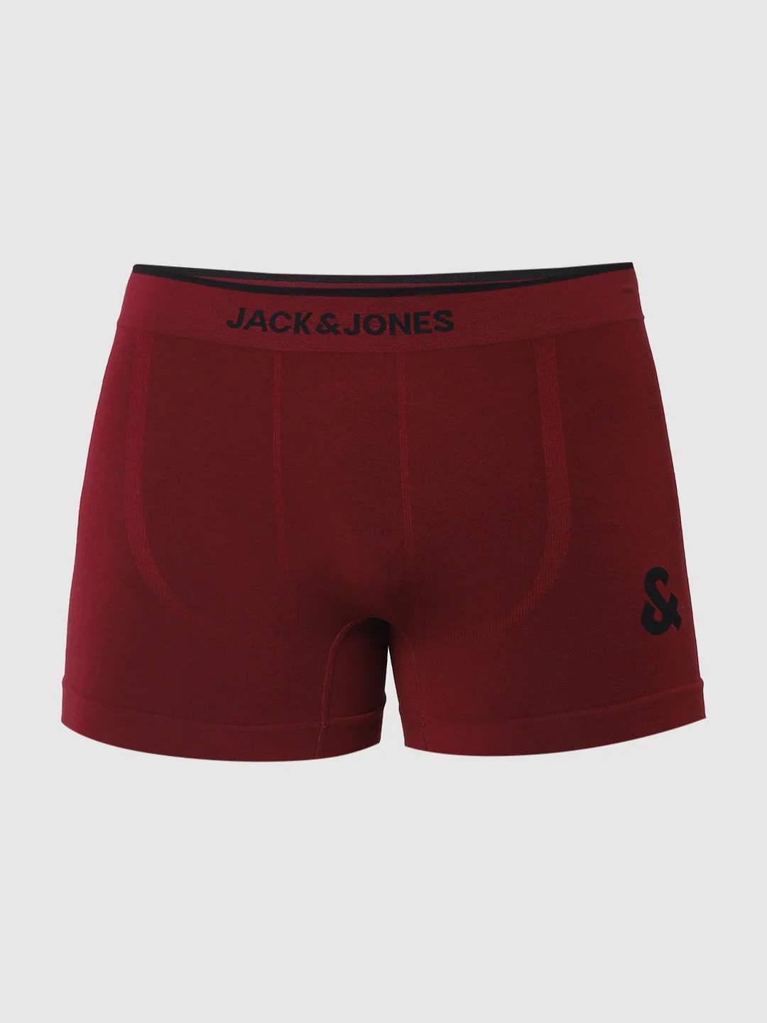 Red Logo Print Seamless Trunks - Image 5