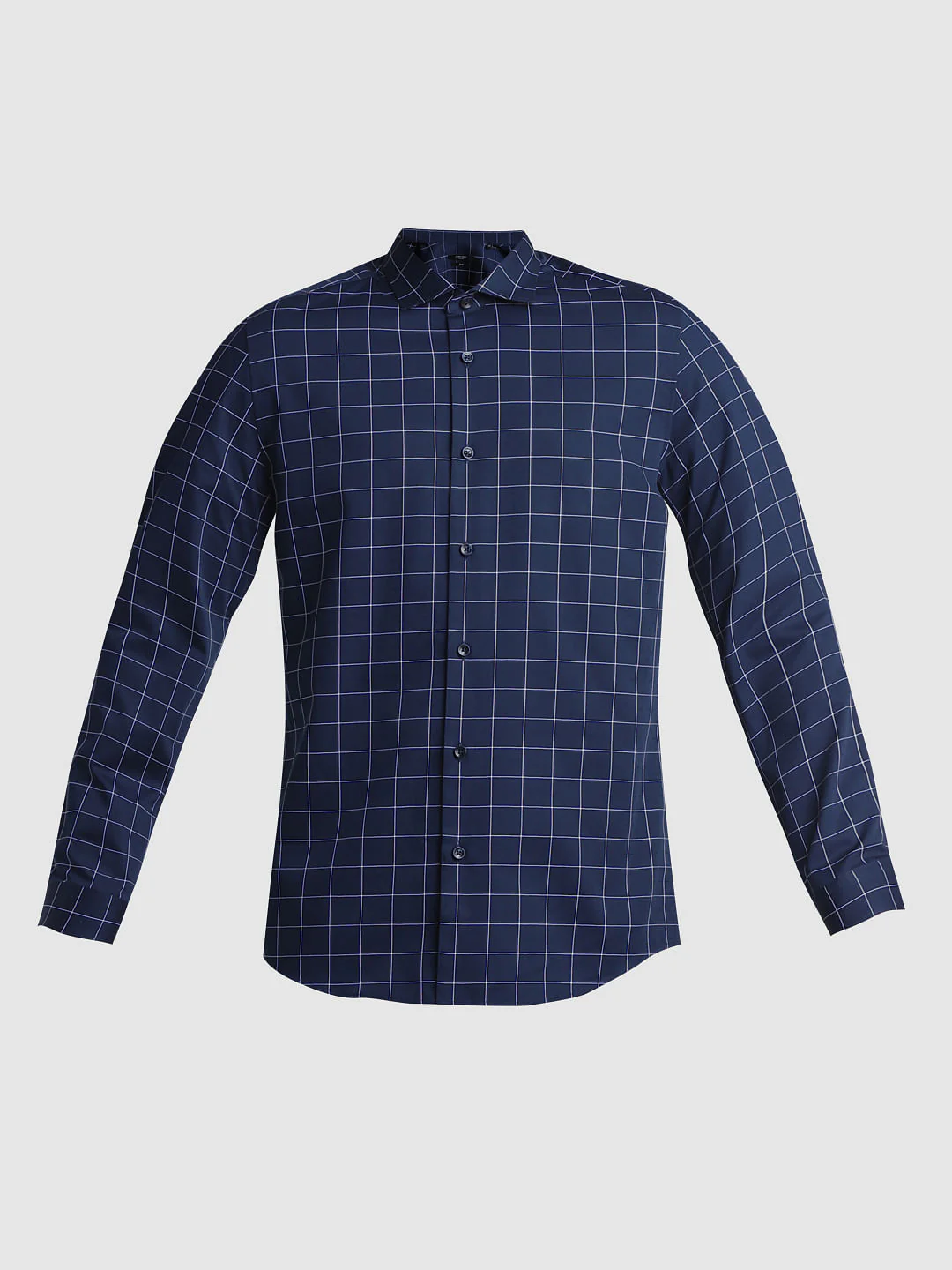 Blue Check Full Sleeves Shirt - Image 7