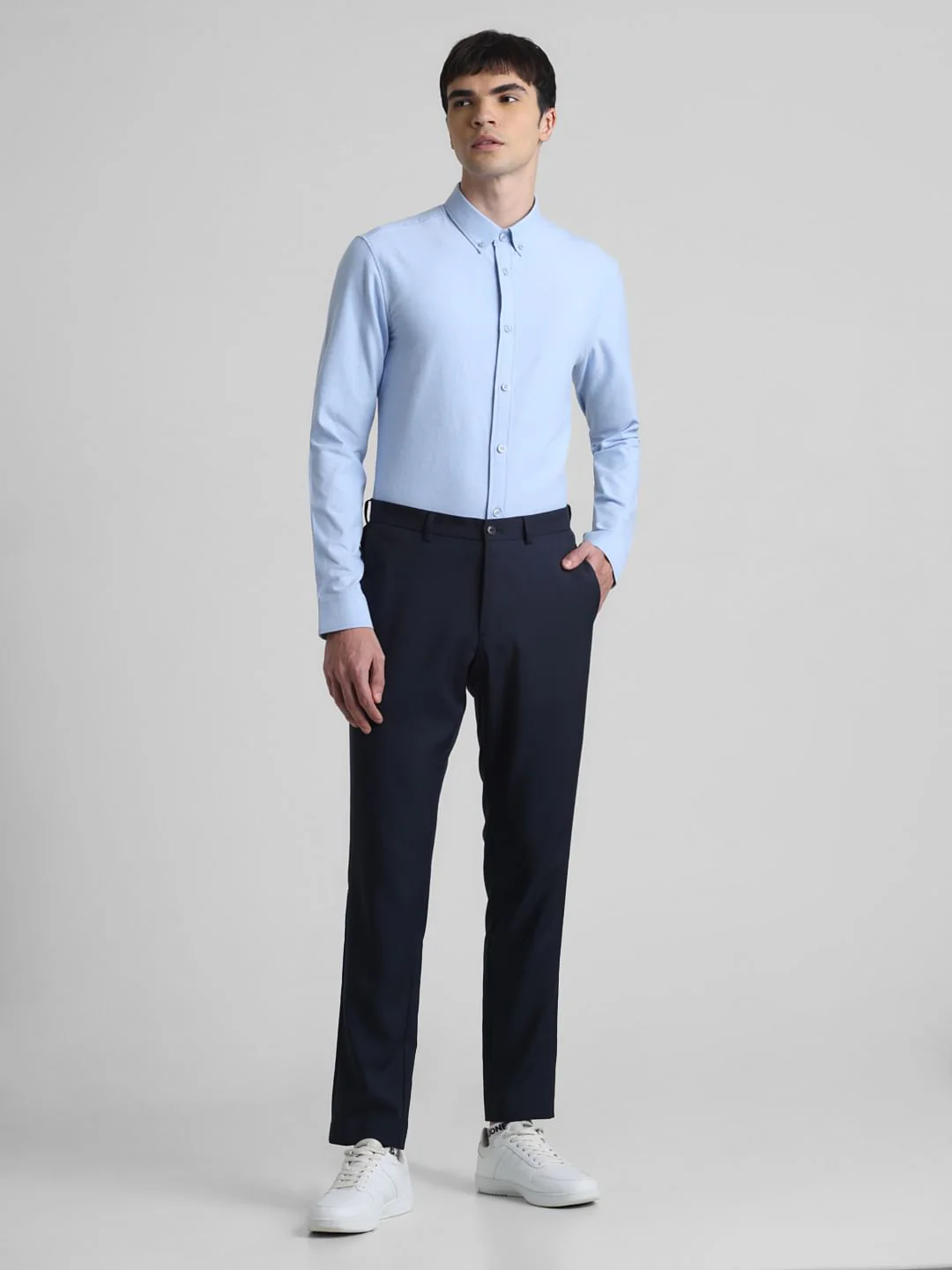 Blue Oxford Full Sleeves Shirt - Image 6