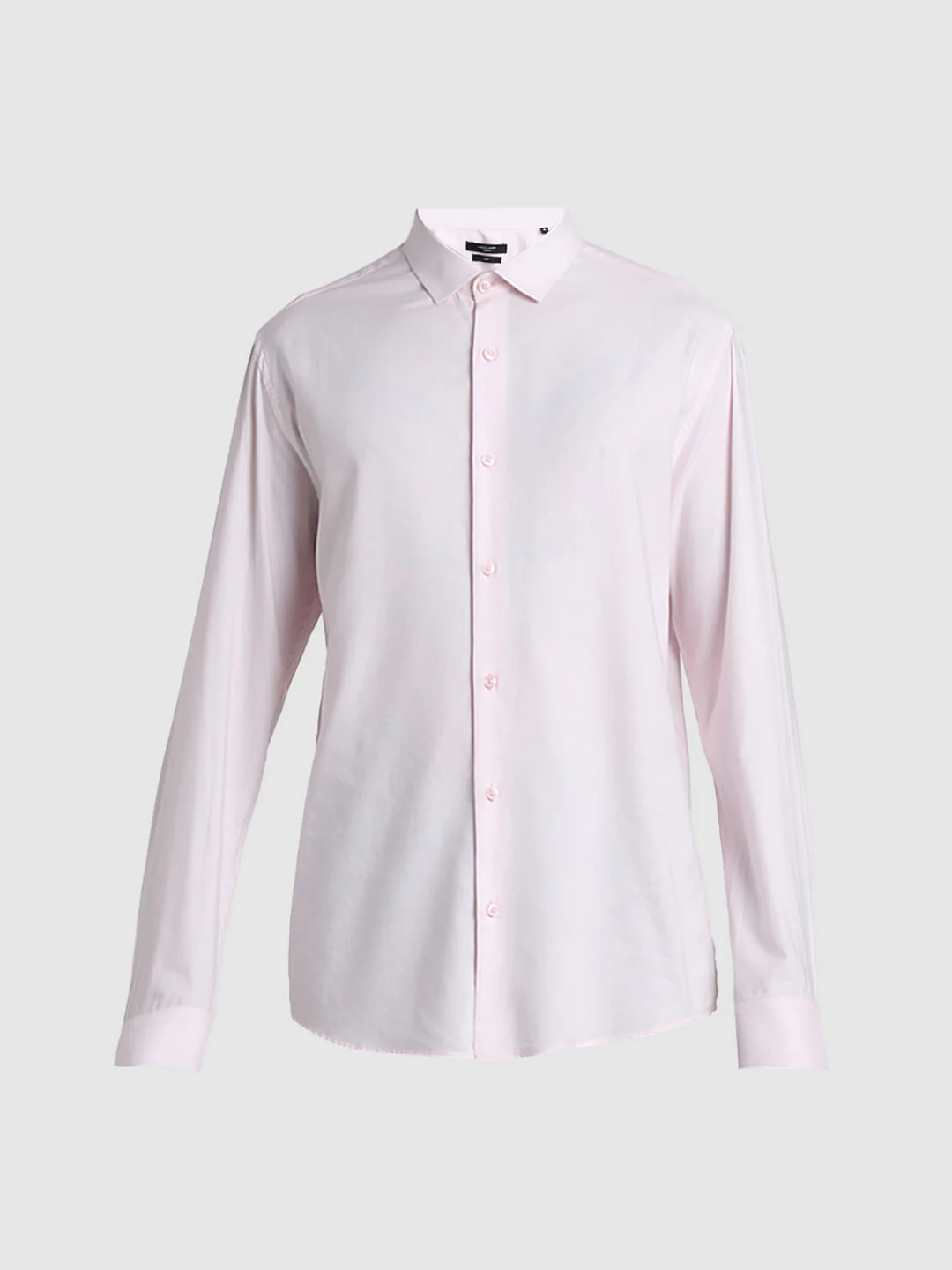 Light Pink Cotton Full Sleeves Shirt - Image 7