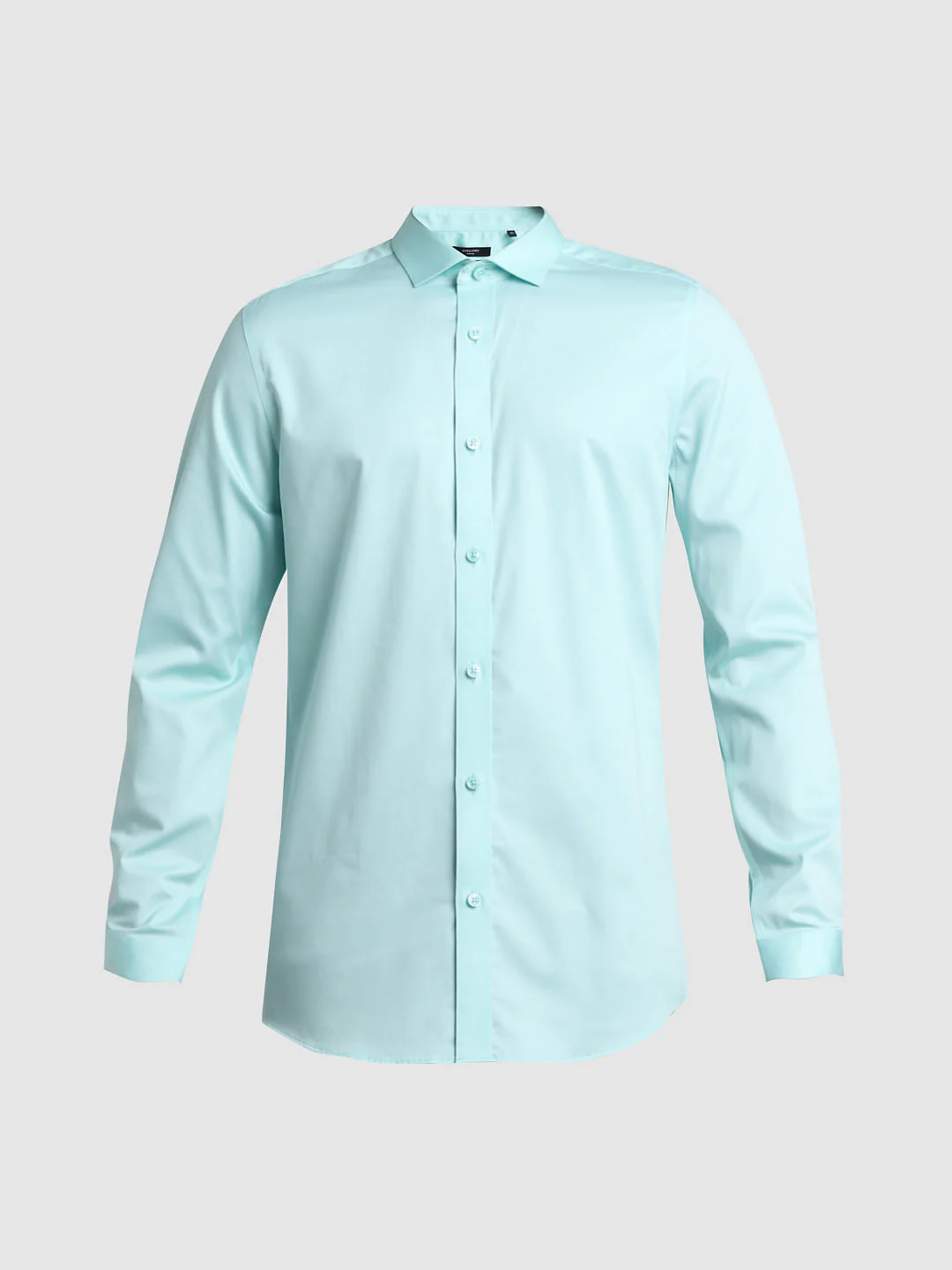 Green Satin Weave Full Sleeves Shirt - Image 7
