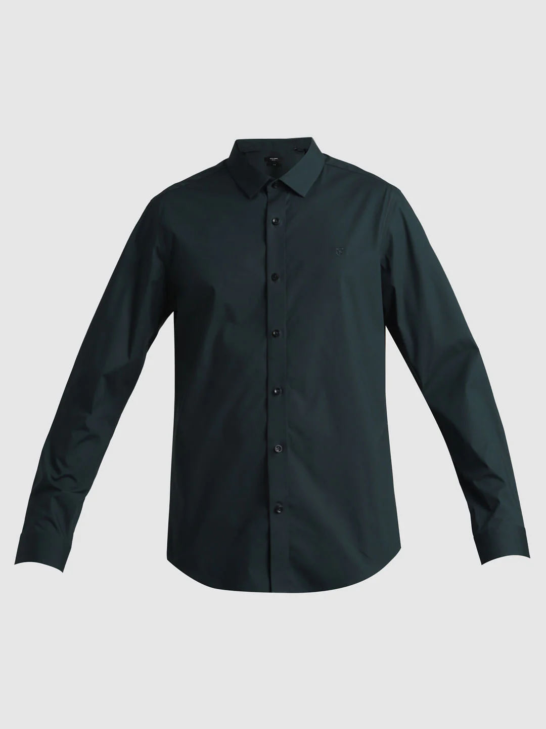 Green Poplin Full Sleeves Shirt - Image 7