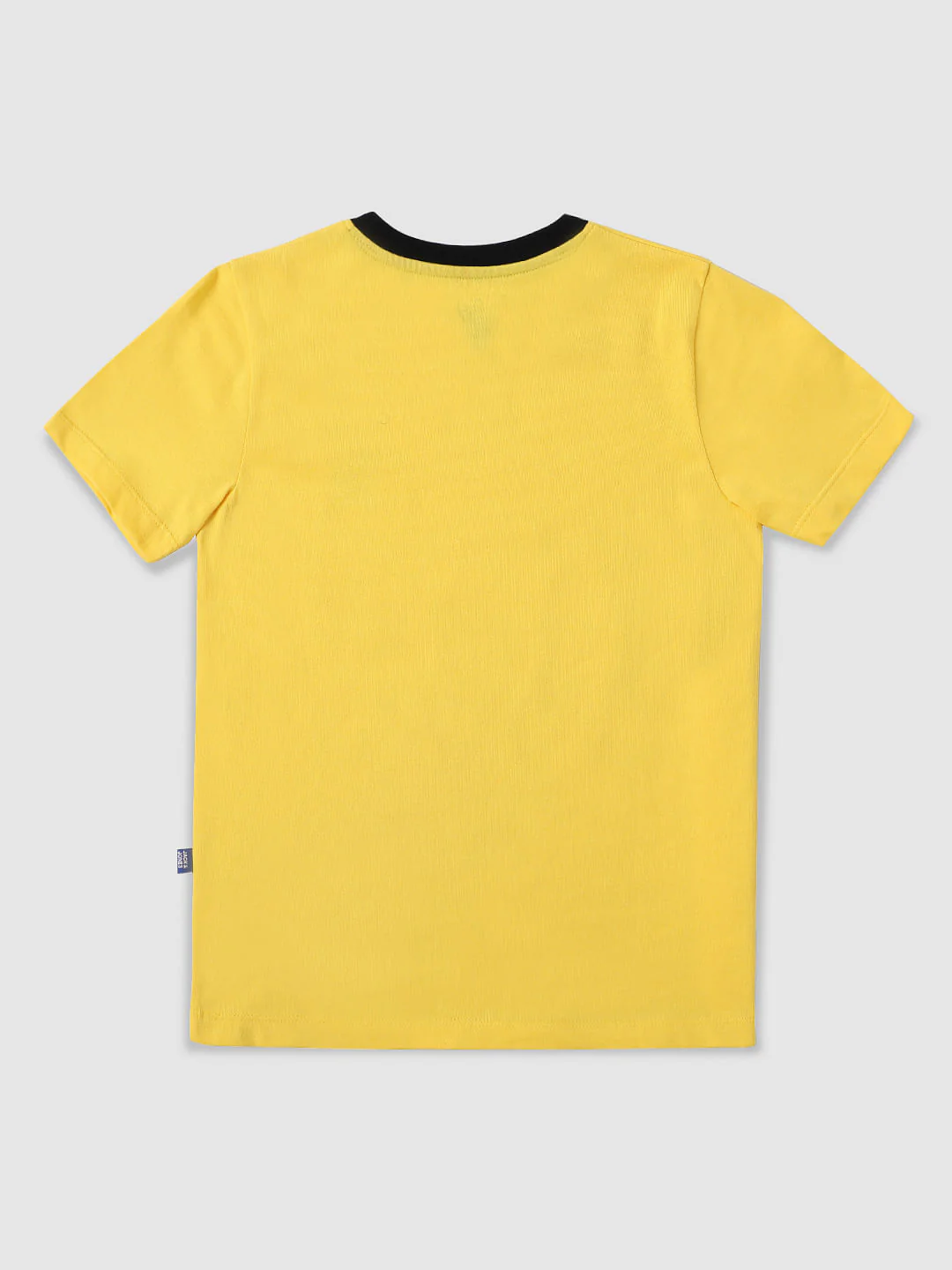 Boys Yellow Crew Neck T-Shirt