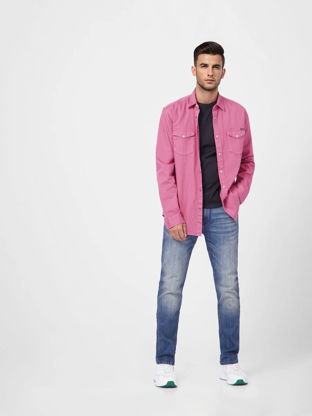 Purple Full Sleeves Shirt