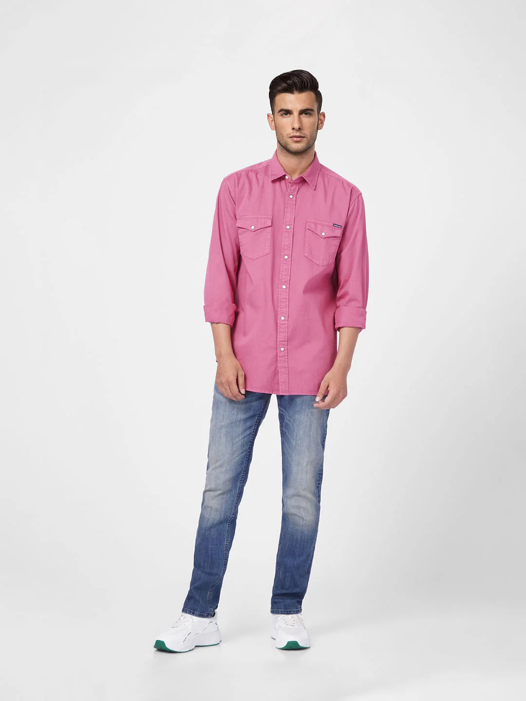Purple Full Sleeves Shirt - Image 6