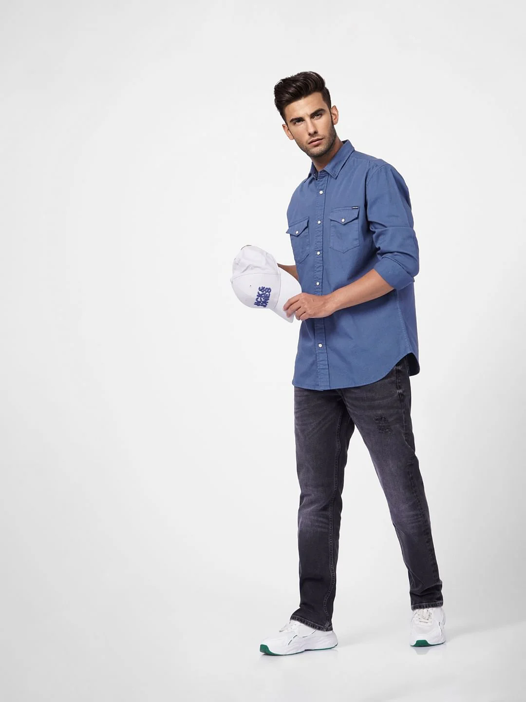 Blue Full Sleeves Shirt