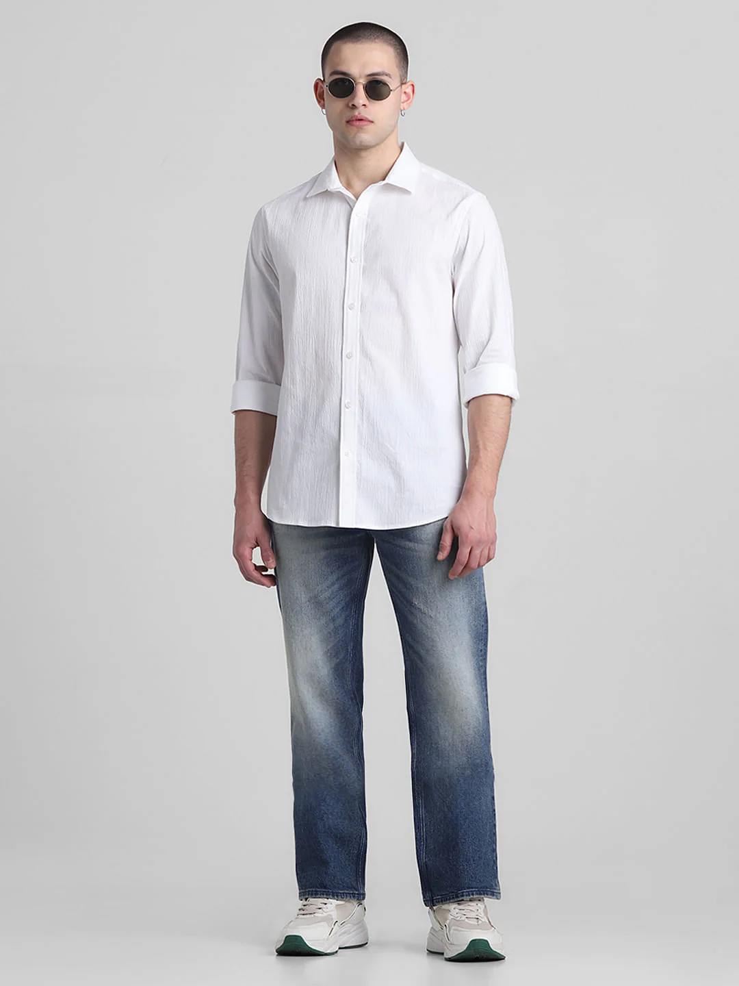 Blue High Rise Ray Bootcut Fit Jeans - Image 5