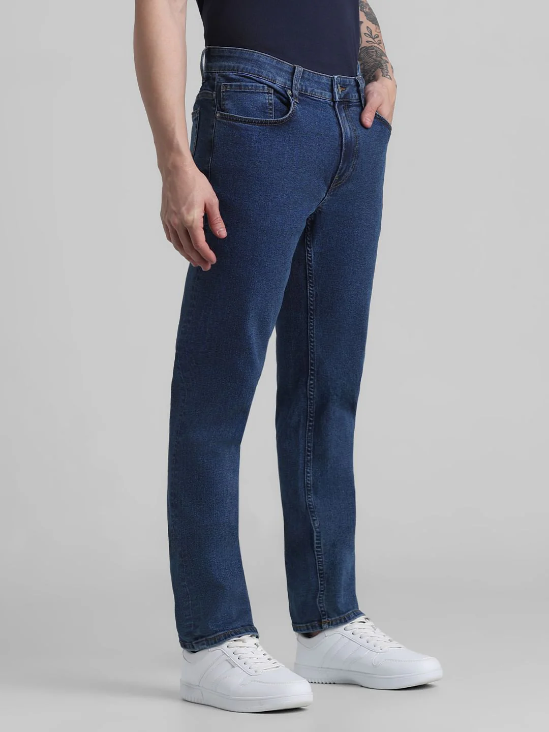 Blue Low Rise Ben Skinny Fit Jeans - Image 2
