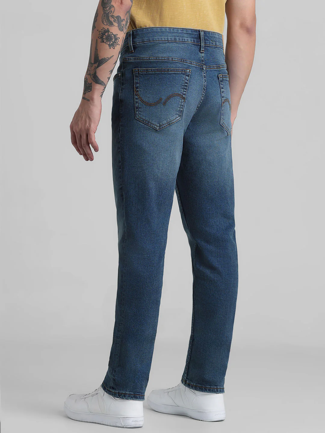 Blue Low Rise Glenn Slim Fit Jeans - Image 3