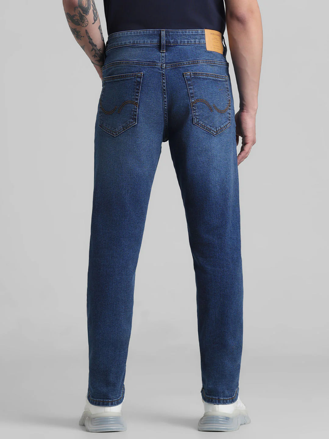 Blue Low Rise Glenn Slim Fit Jeans - Image 3