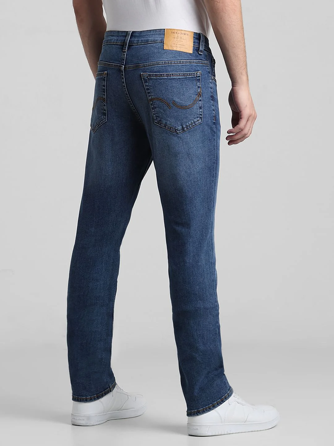 Blue Low Rise GLENN Slim Fit Jeans - Image 3