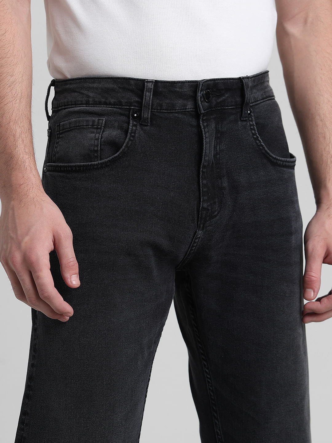 Black High Rise Ray Bootcut Jeans - Image 4
