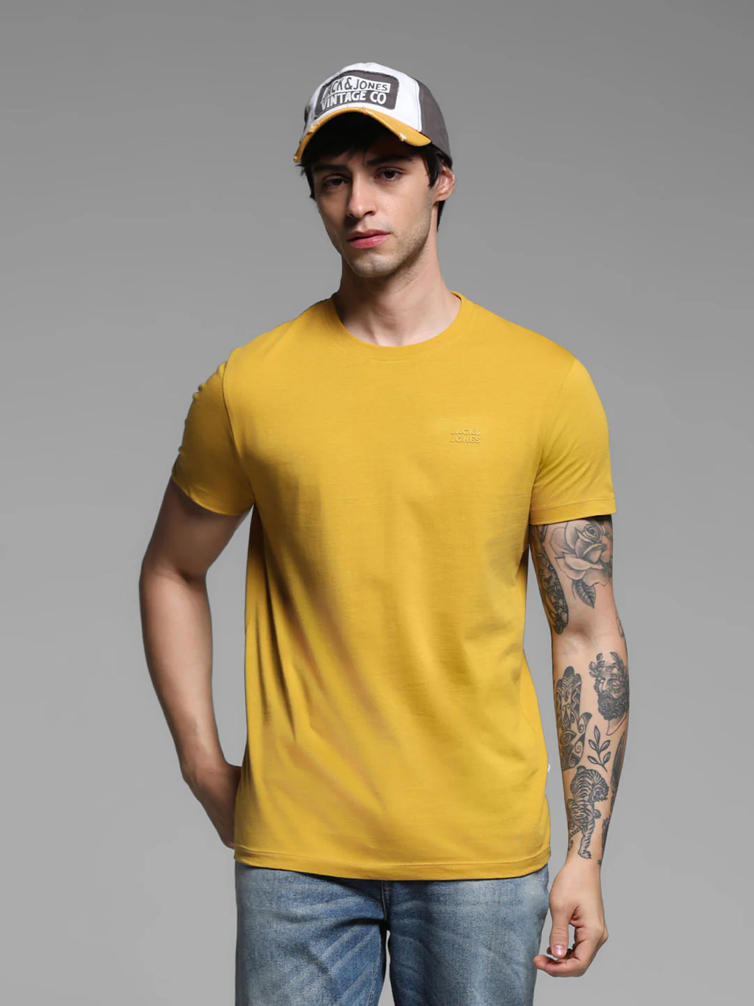Yellow Cotton T-Shirt