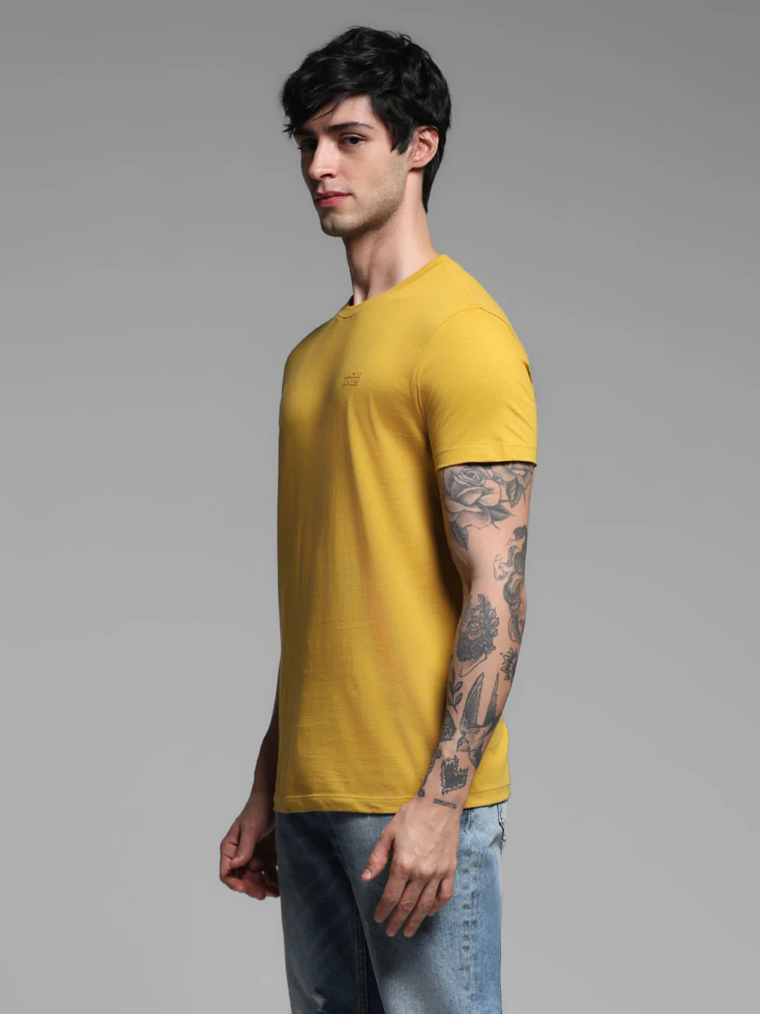 Yellow Cotton T-Shirt - Image 3