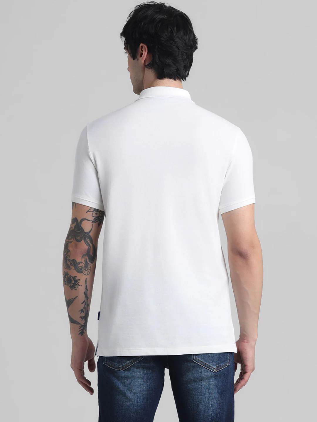 White Chest Branding Polo - Image 4