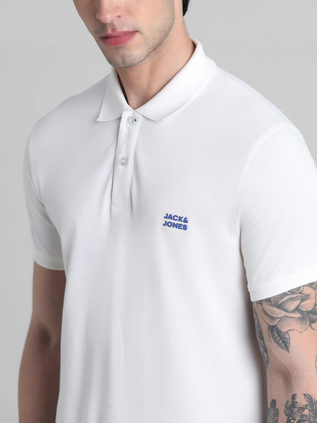 White Chest Branding Polo - Image 5