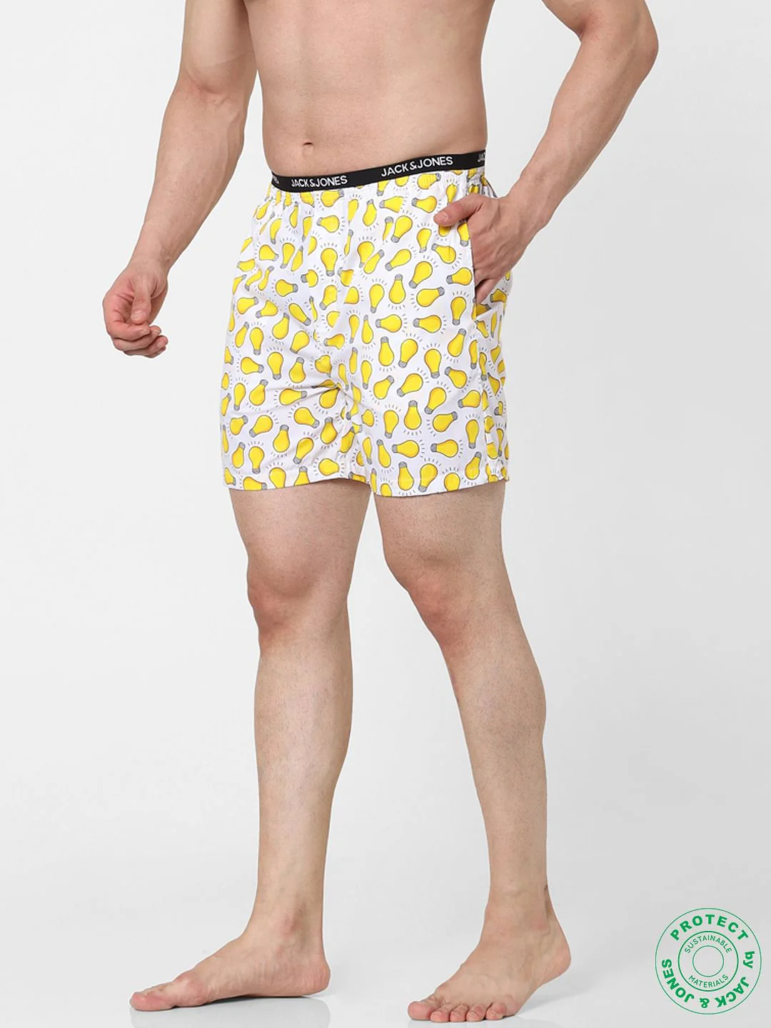 White Light Bulb Print Boxers - Image 2