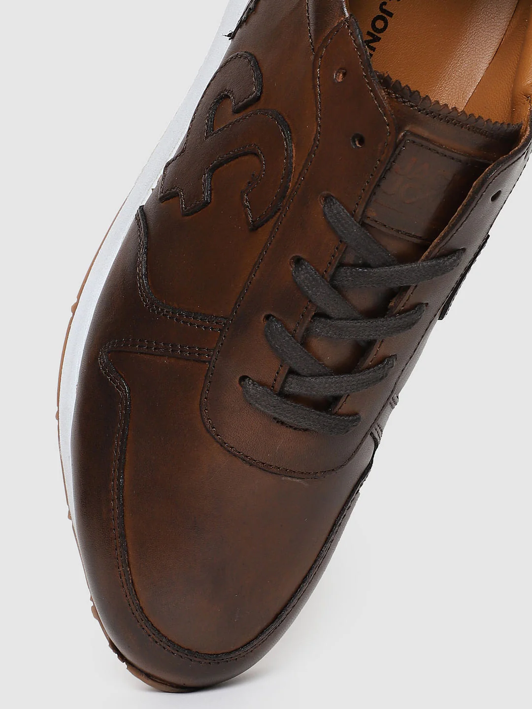 Brown leather Sneakers - Image 5