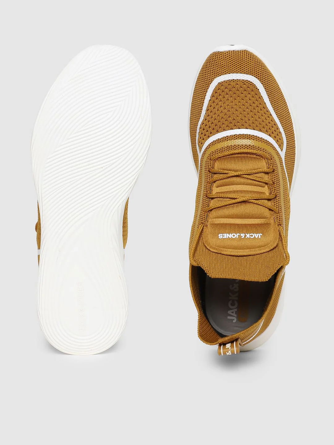 Mustard Lace-Up Sneakers - Image 3