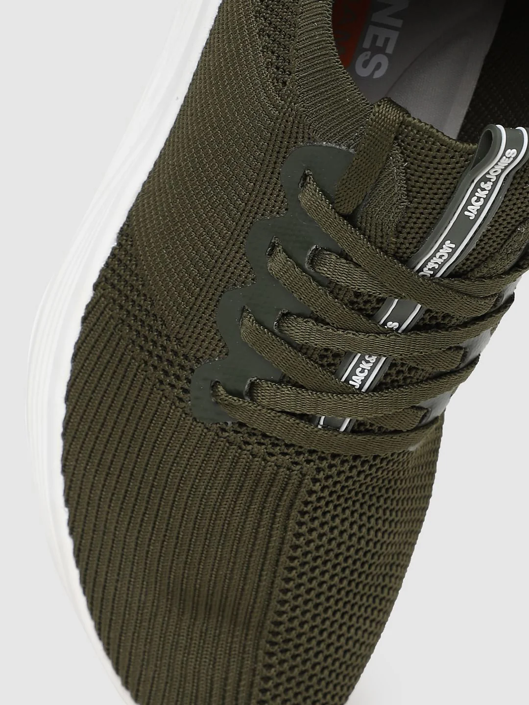 Green Stretch Knit Sneakers - Image 5