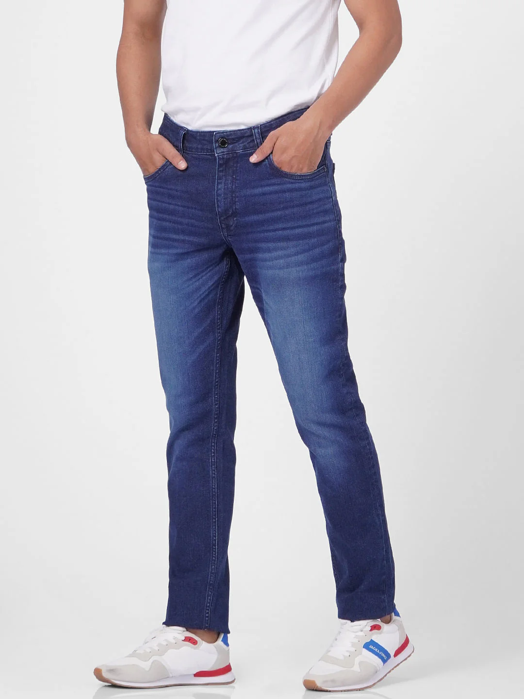 Blue Low Rise Ben Skinny Jeans - Image 3