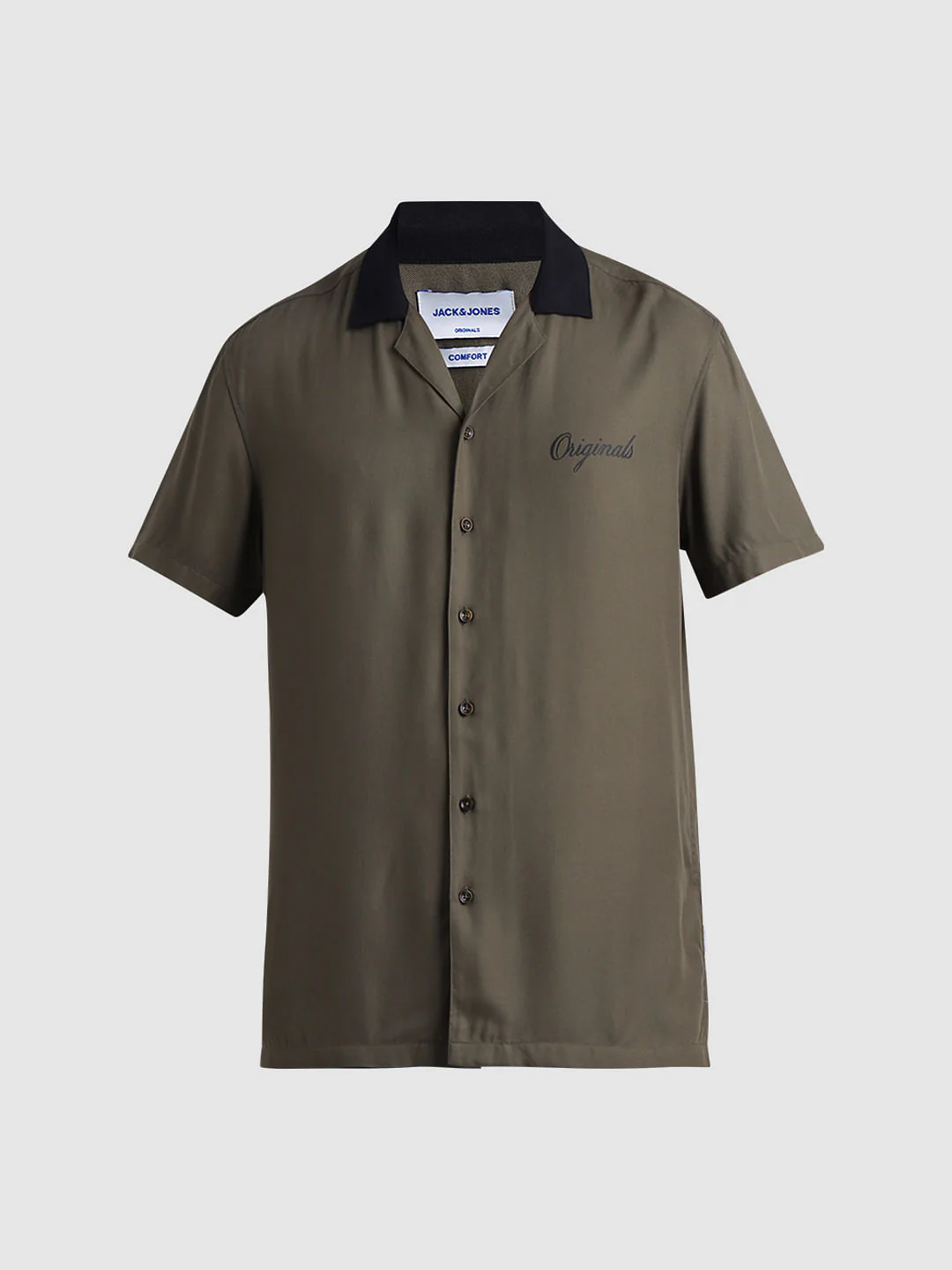 Green Printed Short Sleeves Shirt - Image 8